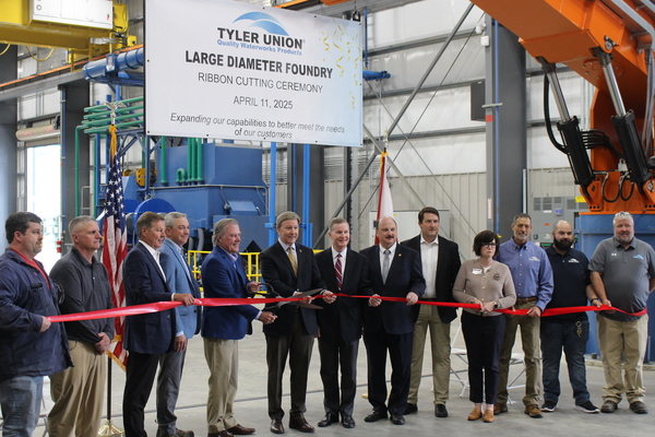 Tyler Union celebrates grand opening of $25M large diameter foundry expansion